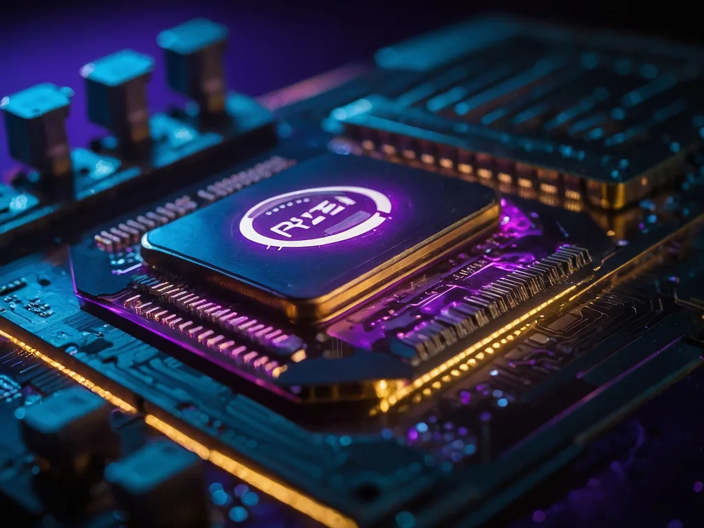 AMD Ryzen 5 5425U processor chip close-up