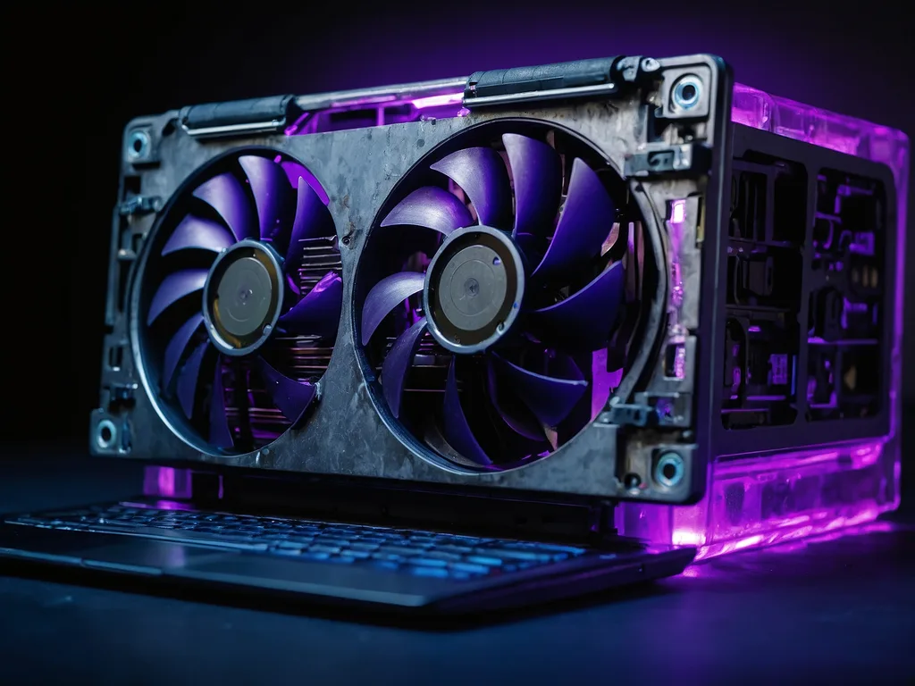 Laptop dengan kipas tak berfungsi akibat habuk padat dan bearing motor rosak